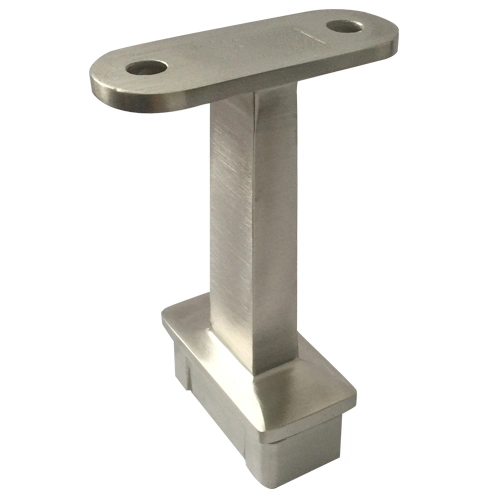 Factory Square / Retangular Stainless Steel Handrail Post Base for Outdoor Railing (50X25mm)