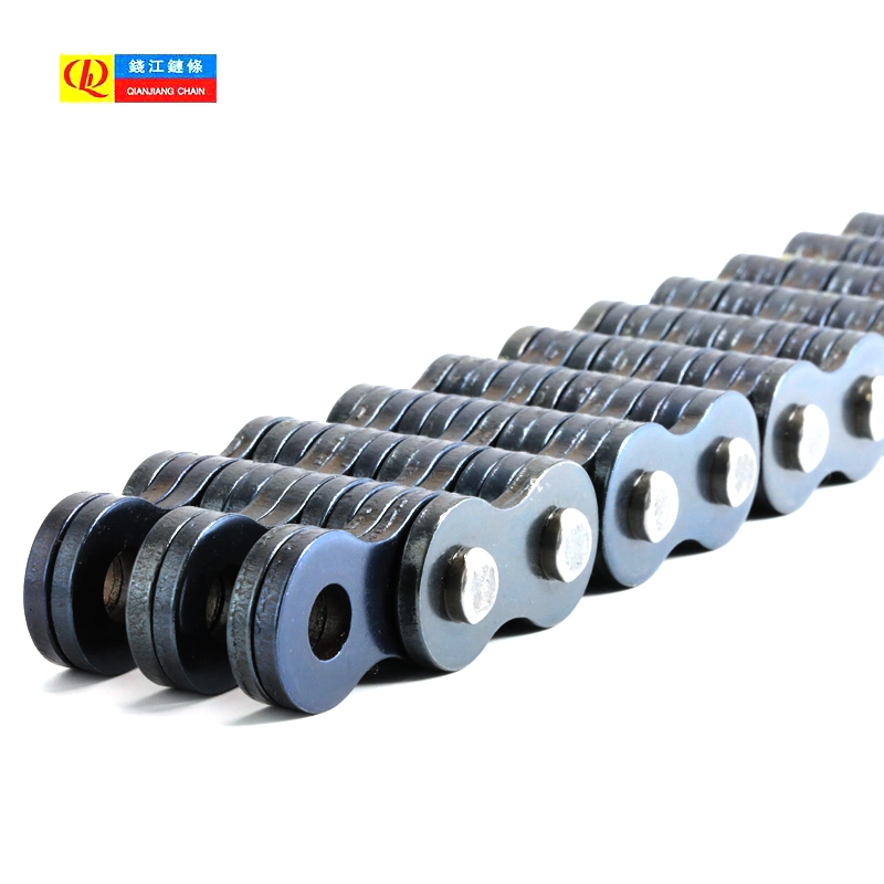 Factory Conveyor Drive Car Parking Heavy Duty Double Pitch Forklift Lifting Hoisting Solid Leaf Chain 6*6