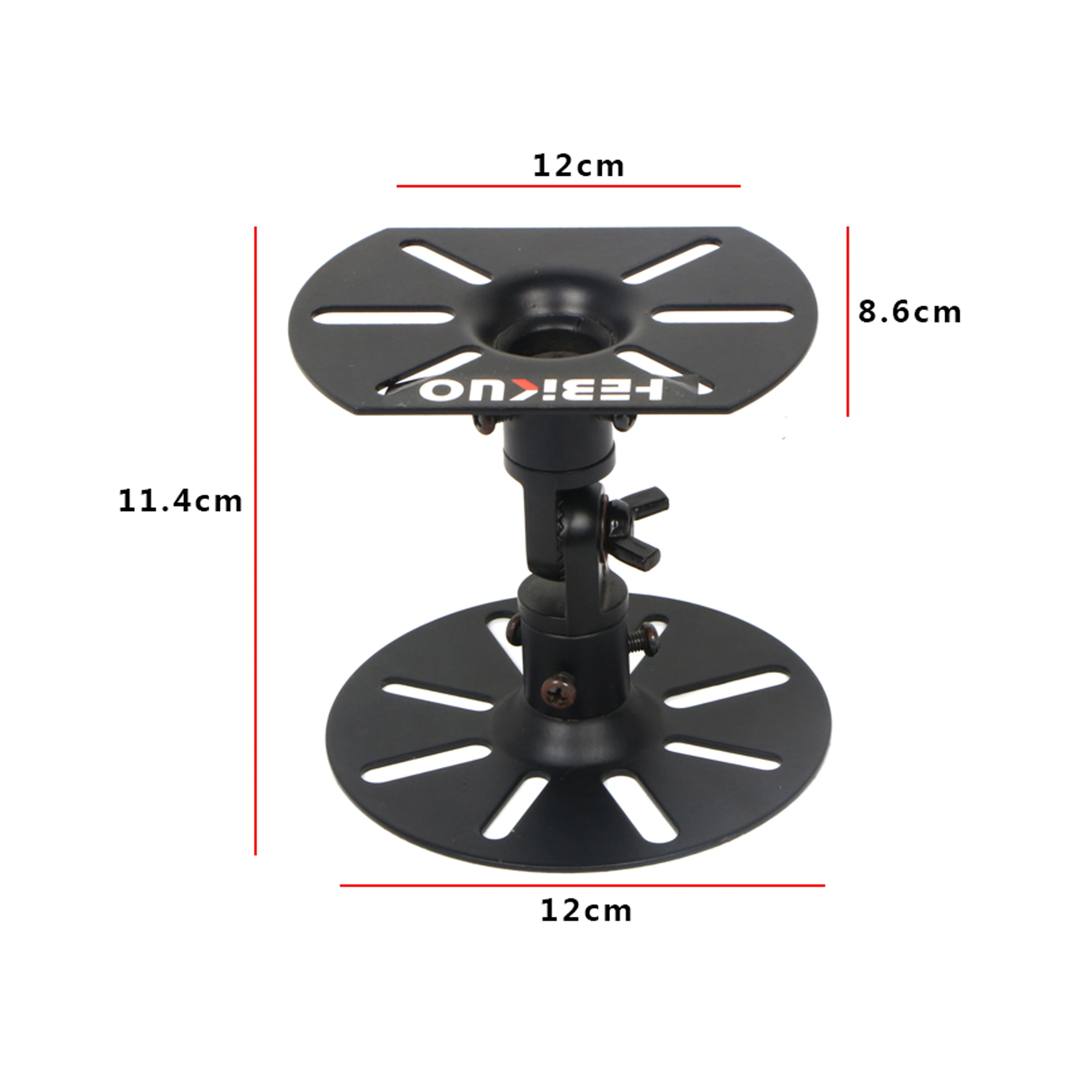 Universal Studio Stand Steel Speaker Stand Adjustable Speaker Bracket Wall Mount Speaker Holder for Amplifier