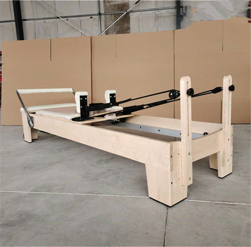 معدات اللياقة البدنية التجارية بيلاتس استوديو White Maple Wood Pilates المصلح بيلاتس المصلح للمعدات