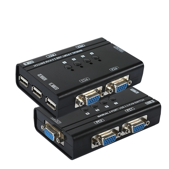 4 порта USB 2.0, VGA Kvm