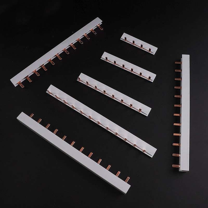 1p 63A Pin Type Copper Busbar for Distribution Box Circuit Breaker MCB 63A Connector Busbar Connection