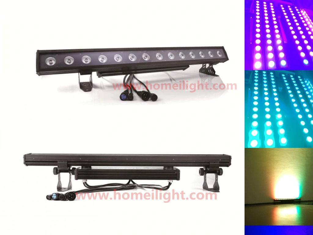 Colorful Wholesale/Supplier Single Point Dyeing Effect RGB 3 in 1 14PCS Wall Washer Bar Light