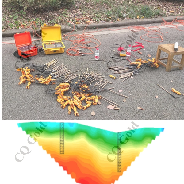 Mineralexploration – System für die elektrische Widerstandstomographie des Instruments 2D für die Widerstandstomographie Oberflächenmessgerät 2D ERT und 3D für geophysikalische Invest