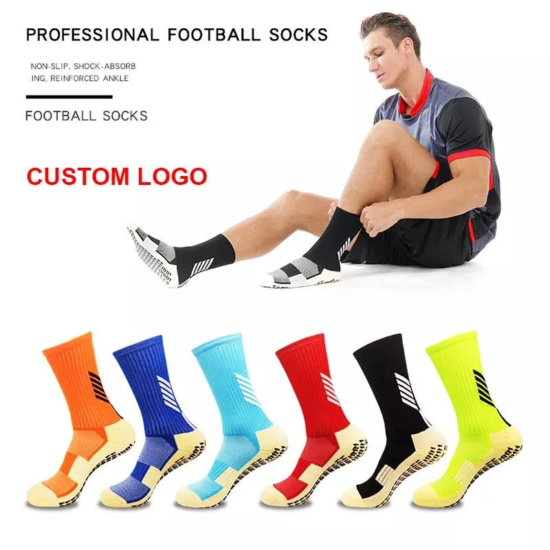 Men's Football Socks Sport Team Wear Custom Soccer Socks Sublimated Jersey Plain Breathable Football Jerseys Socks