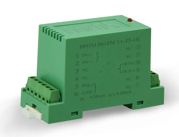 Tensión/Corriente DC 4-20mA/0-5 V/transmisor de aislamiento de 0-10V1X1 Isoem DIN-A7-P2 O5.