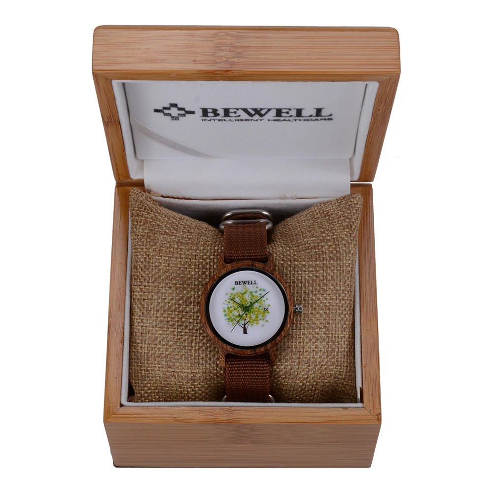 Relojes De Madera Ladies Custom Logo Bamboo Wood Watches for Women