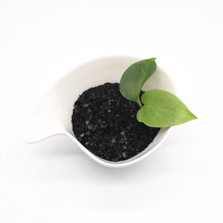 100% Natural Organic Black Granular Pure Humic Acid for Vegetable