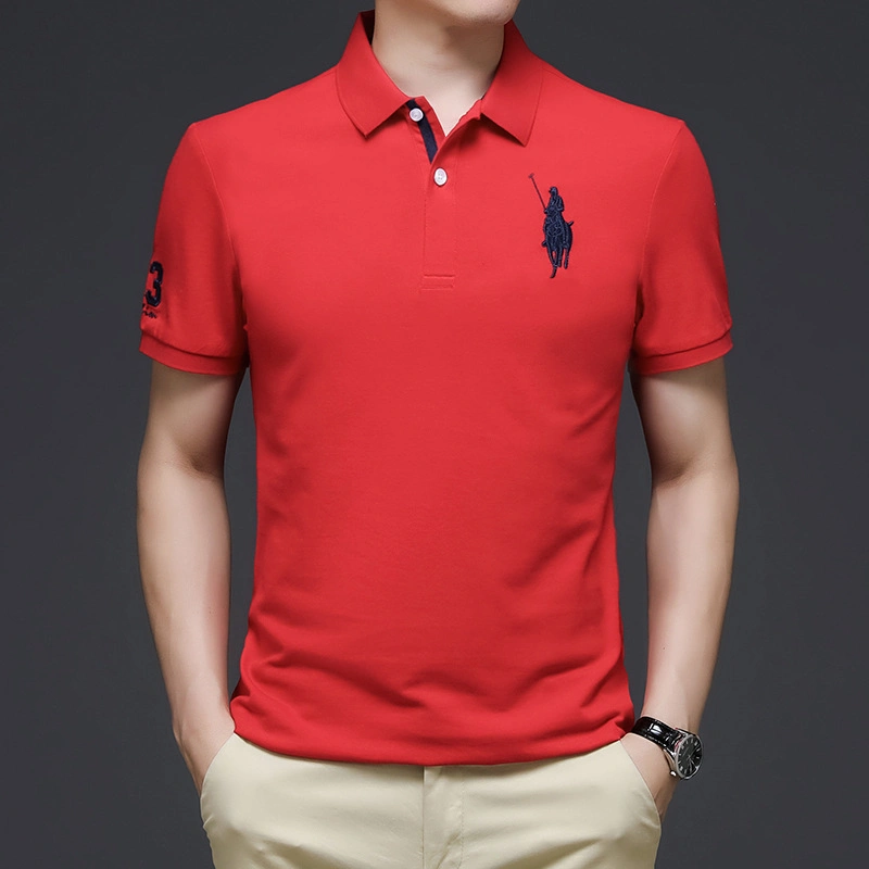 Vêtements de mode brodés personnalisés de haute qualité – vêtements en coton respirant pour Homme Polo-Shirts Cool Golf Polo