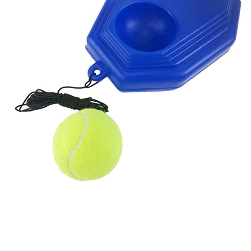 Tennis Single Training Device, Rebound Ball Tennis Trainer Self-Learning Rebound Tennis, ein Seil Tennis + eine Trainingsbasis für Single Tennis Training Esg15120