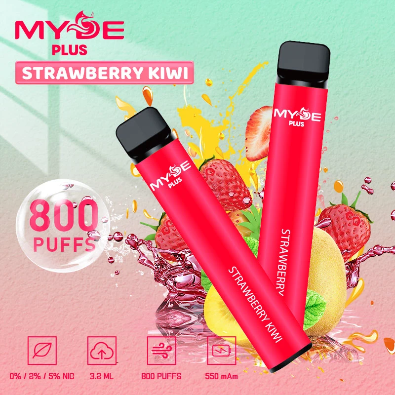 Myde 800 Puffs Vape sans nicotine vaporisateur jetable échantillon gratuit