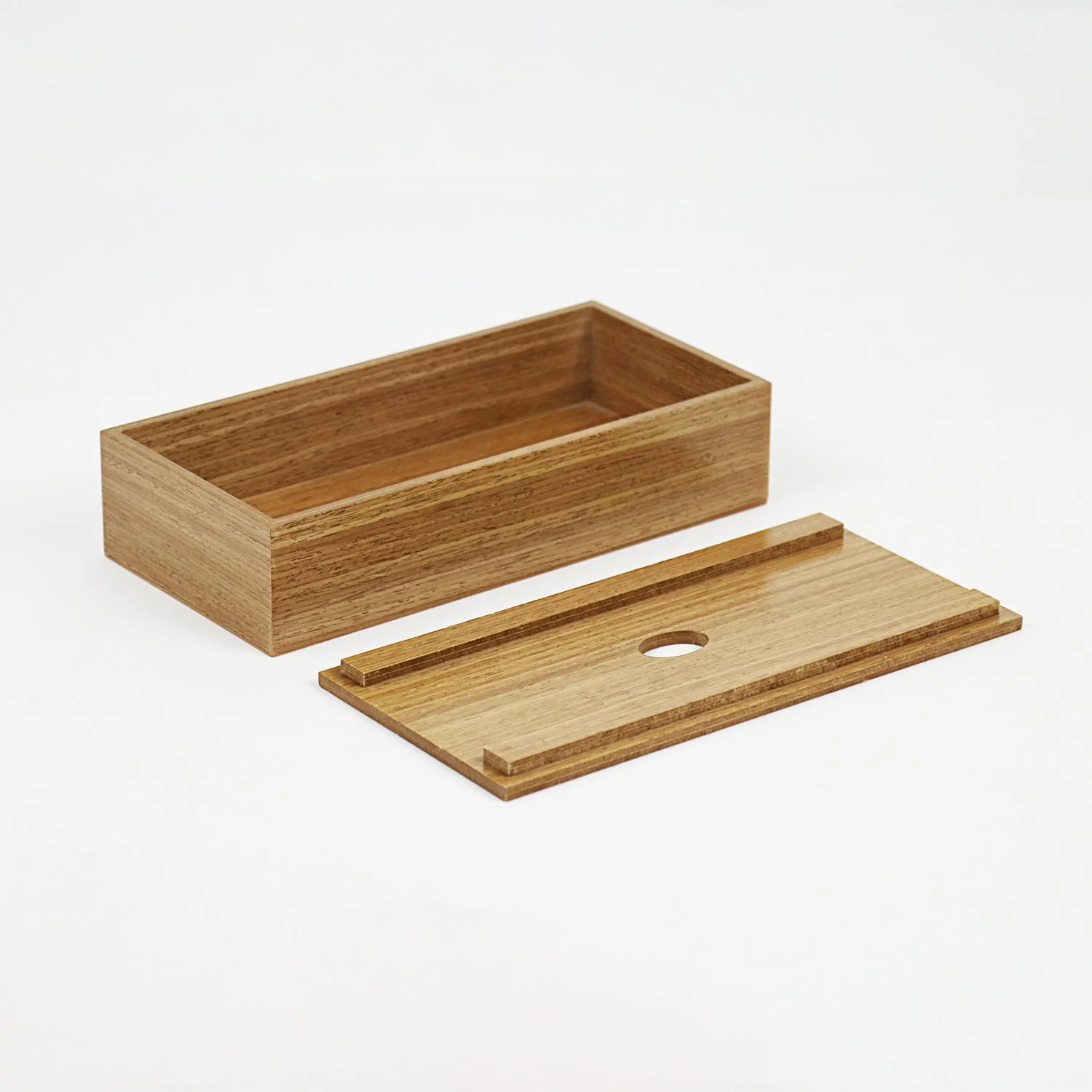 Papel de bambú de alta calidad para el papel de la madera Napkin Organizer Organizer Tissue Caja