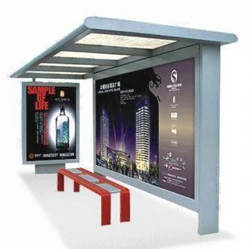 Outdoor Street Furniture Portable Advertising Bus Shelter