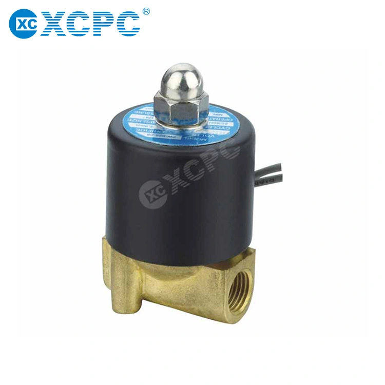 2V Series Two Way Two Position Brass Fluid Solenoid Valve