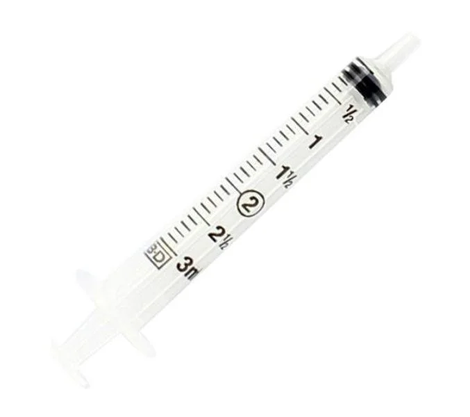 Mayorista/Proveedor uso médico desechable 3 partes 1ml jeringa con aguja