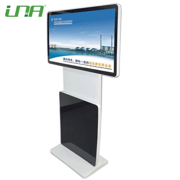 Floor Standing Kiosk Automatically Rotating LCD Digital Video Monitor Touch Screen Display