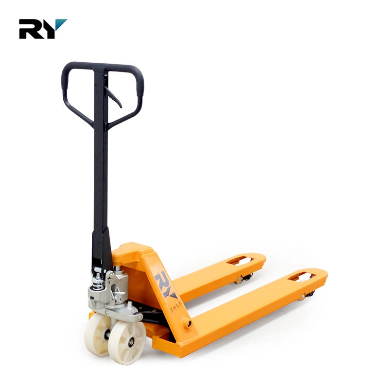 Nylon/Polyurethan/Gummirad 2500kg Royal oder OEM Power Manual Pallet Truck