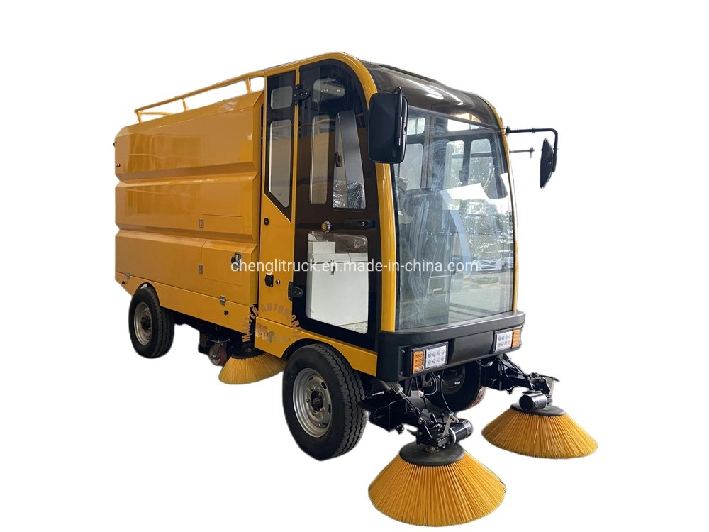 Industrial 48V Small Electric Road Sweeper Floor Cleaning Machine