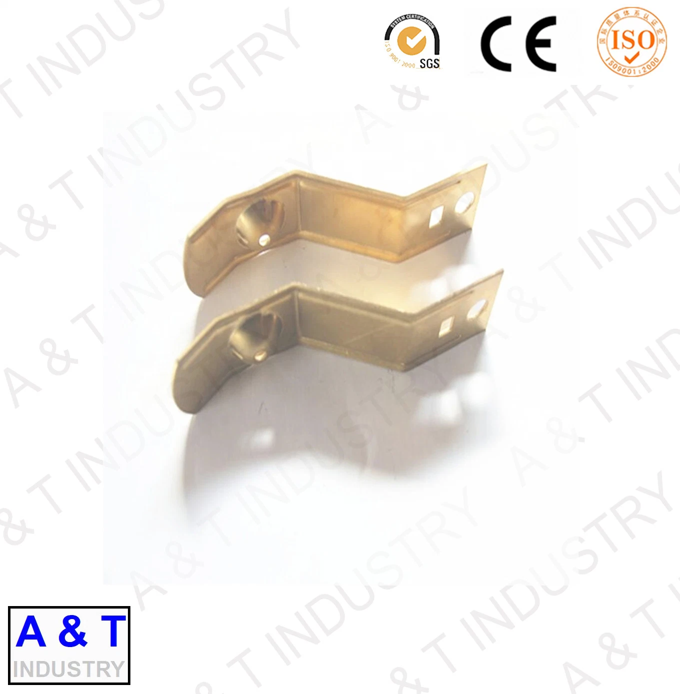 Customized Precision Copper Brass Sheet Metal Stamping Electrical Battery Contacts