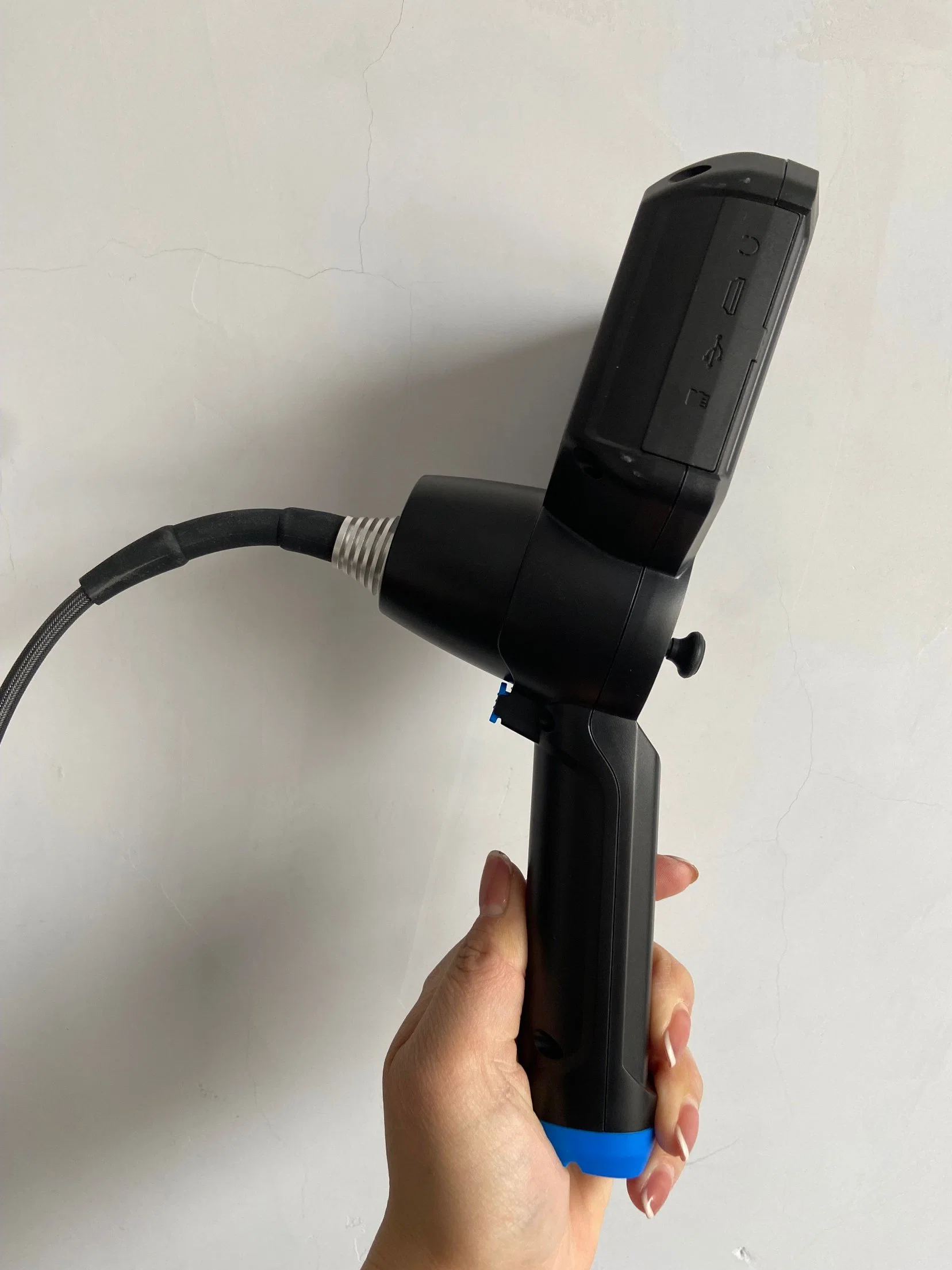 Endoscope industriel portable avec articulation de manipulateur à 360 degrés, écran 3.5 pouces, lentille de sonde de 6 mm, câble de test de 2 mètres