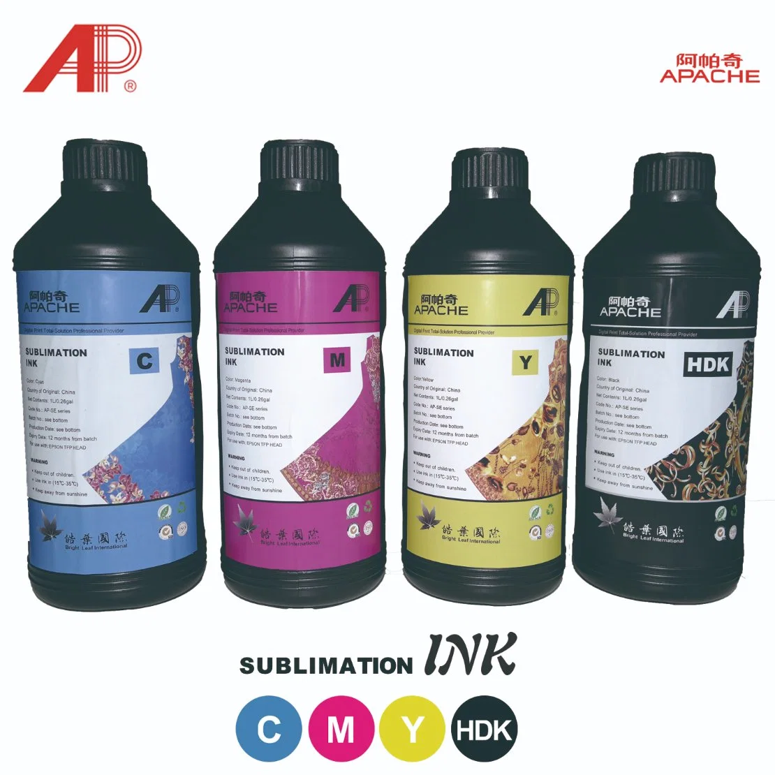 1000ml Encre dye sublimation Sublimation Transfert de chaleur d'encre pour imprimante