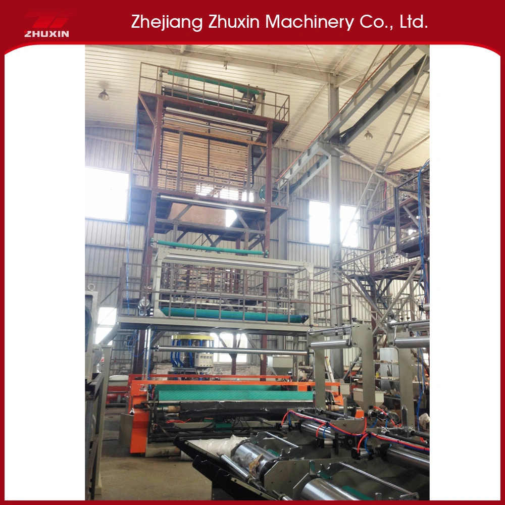 3sj-G 3layer Film Blown Machine Stretch Film Machine Adopts Horizontal Swing Rotation