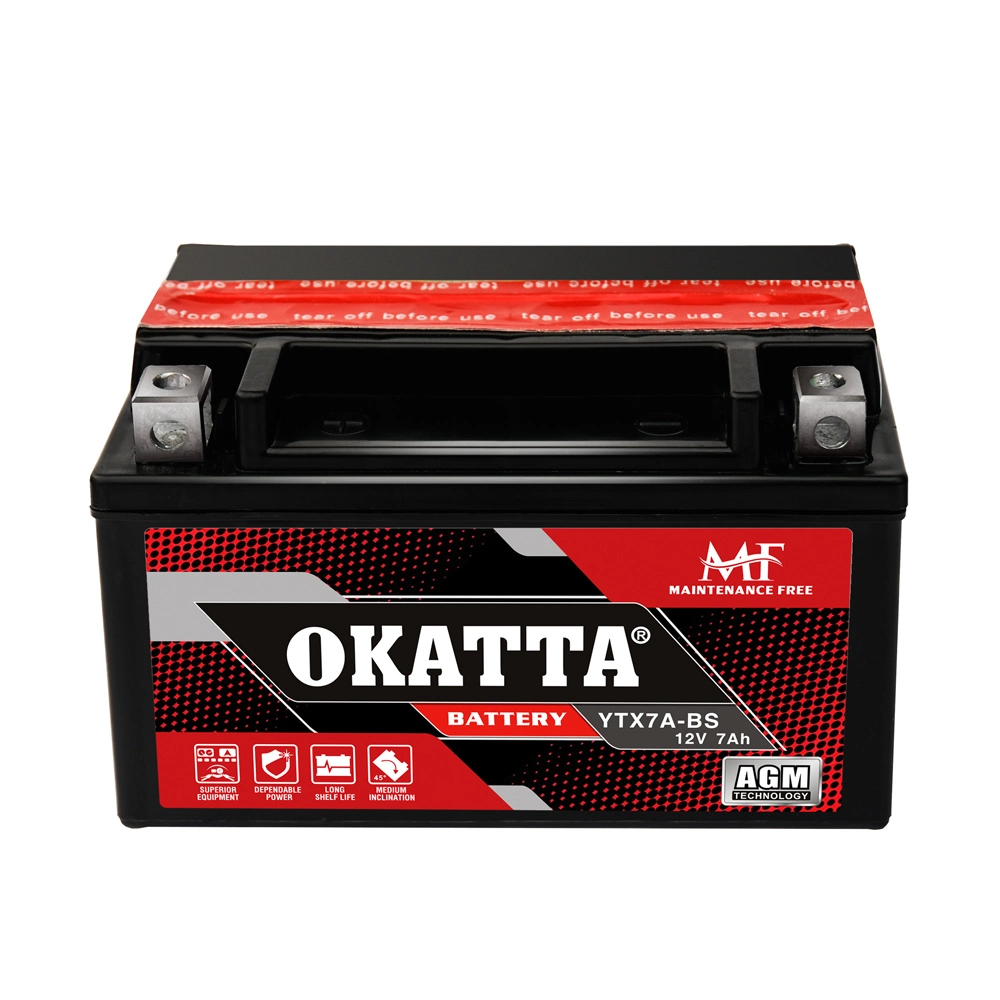 Ytx7a-BS AGM sans entretien MF Moto Moto Batterie 12V 7 Ah