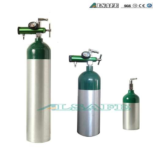 DOT Standard Medical Aluminum Oxygen Gas Tanks