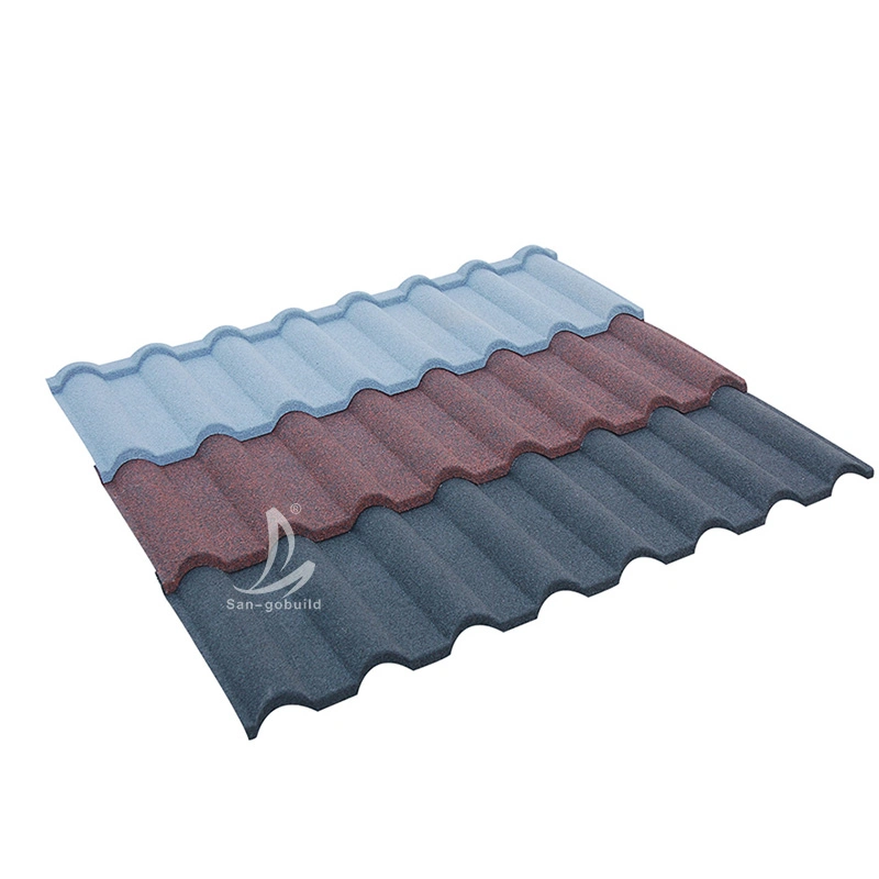 Greenhouse Roof Materials Tiles Making Machine Stone Coated Metal Roof Tile