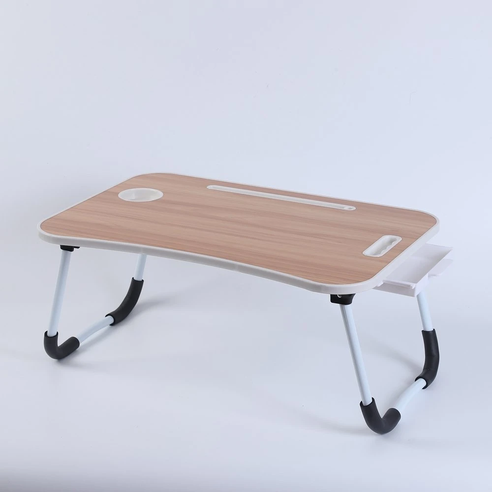 Folding Wood MDF Laptop Table on The Bed