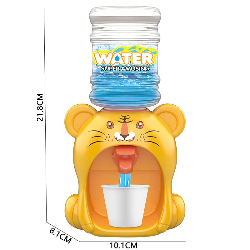 Kinder Mini Kunststoff Cartoon Tier Vorgeben Spiel Trinken Wasser-Set Kinder Wasserspender Spielzeug