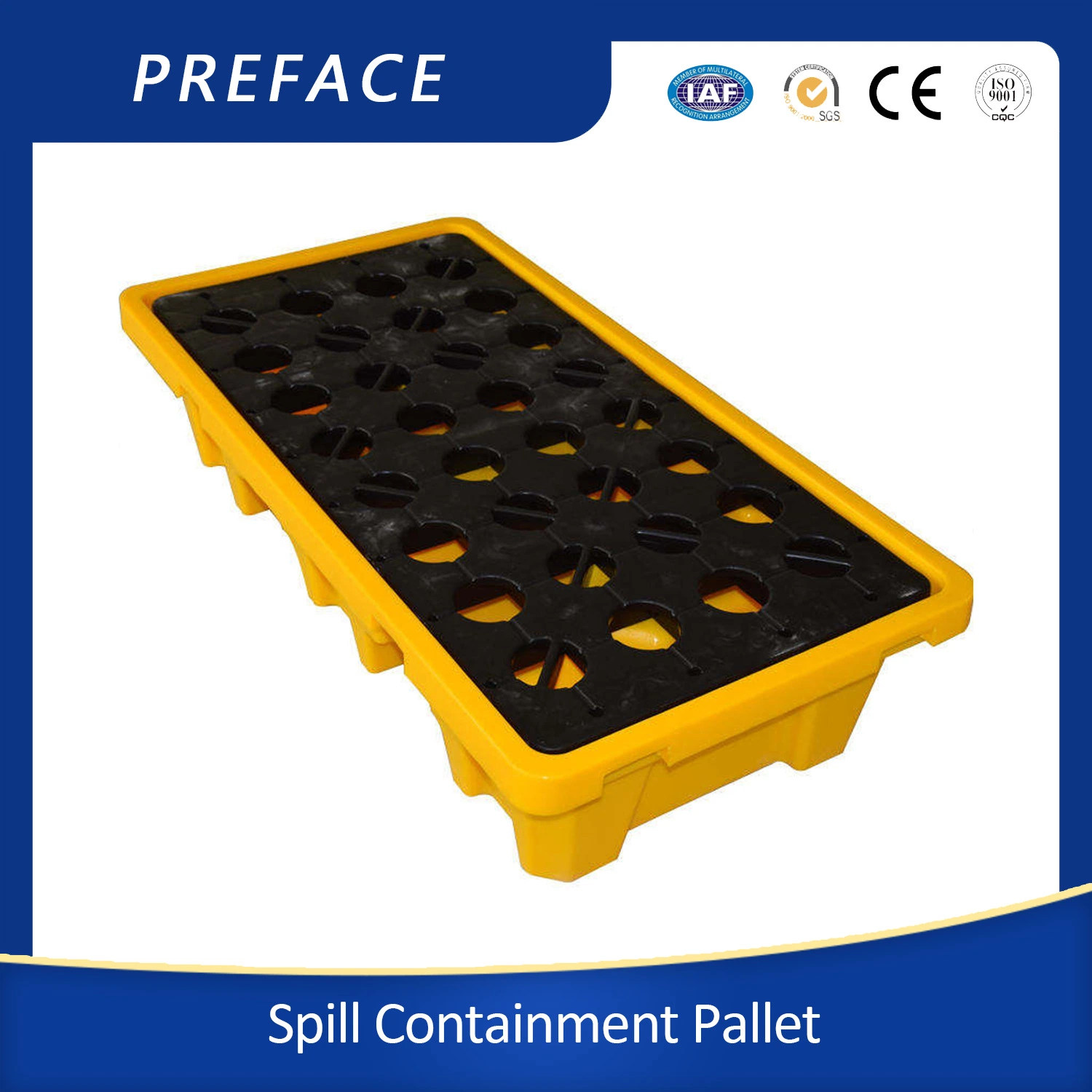 High Quality Spill Pallet Secondary Containment Pallet Oil Pallet for Oil Chemicals