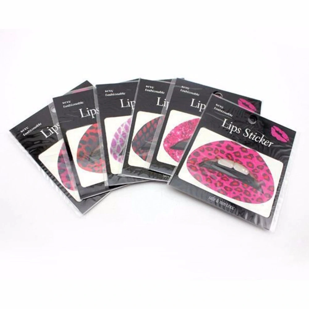 Party Gift Sexy drôle Stage maquillage Performing Lip Tattoo Sticker