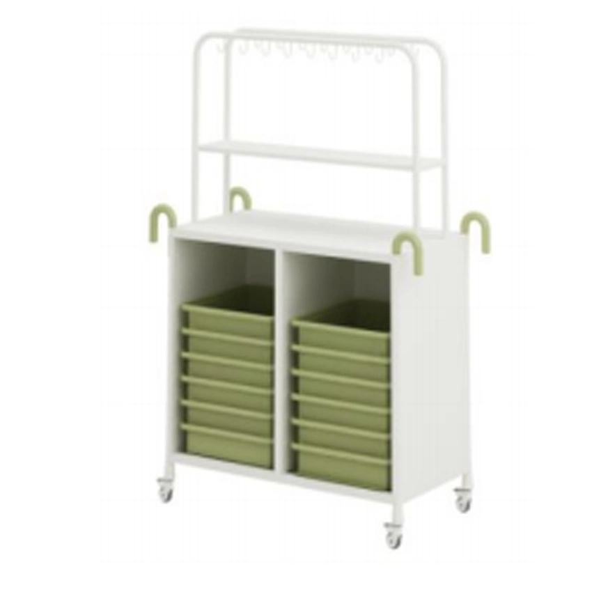 Medical Operating Room Stainless Steel Trolley Medical Laboratory File Storage Vehicle Metal Furniture Stainless Steel Hospital Medical Trolley Cart