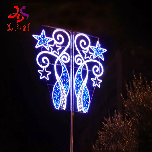 Hot Sales LED Christmas Lights Halloween Use LED Lamp Pole Street Motif Light for Custom Commercial Decoration