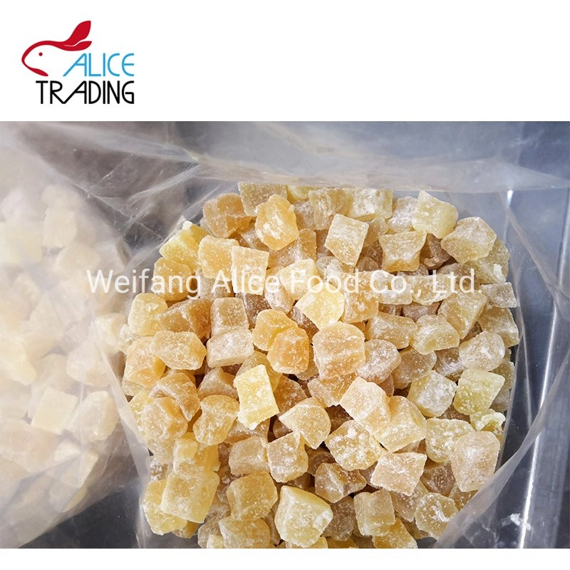 Organic New Crop Dried Fruits Price Candied Ginger Dried Ginger Cube