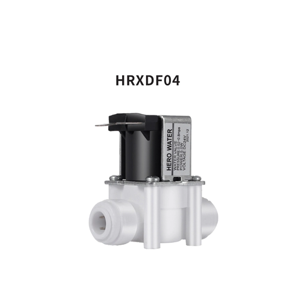 Quick-Connect 3/8" Solenoid Valve 24V DC Universal RO Water Purifier Inlet Electric Water Valve Normally Closed Type