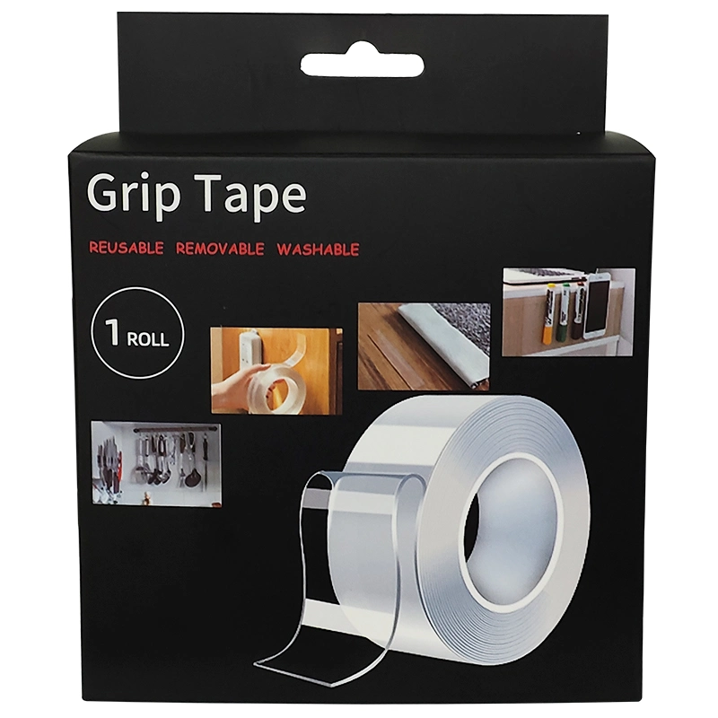 Factory Supply Waterproof Reusable Washable Strong Glue Transparent Jumbo Roll Heavy Duty Acrylic Mounting Clear Foam Double Sided Adhesive Nano Gel Tape
