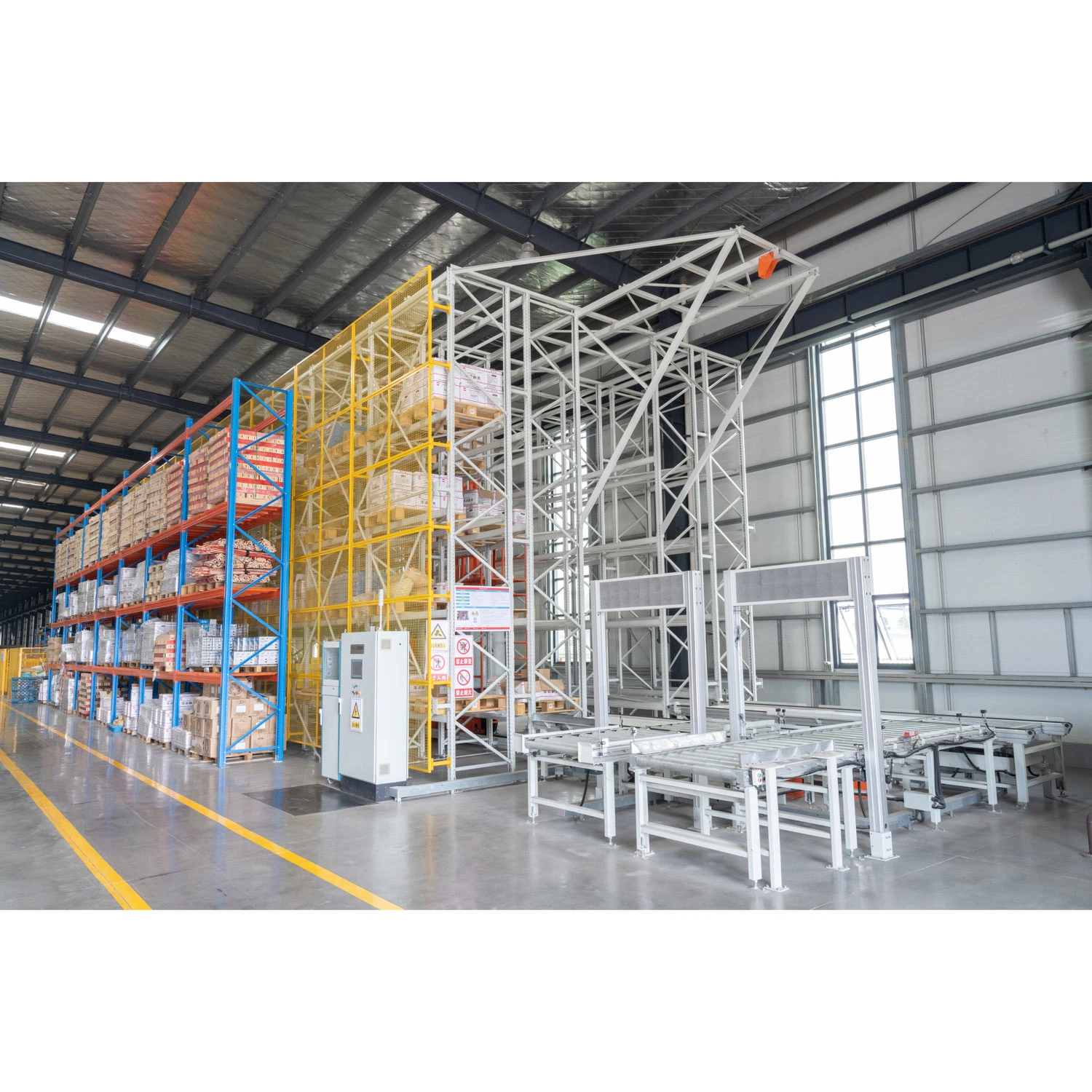 Automatic Storage Retrieval System Asrs Rack Intensive Storage Racking