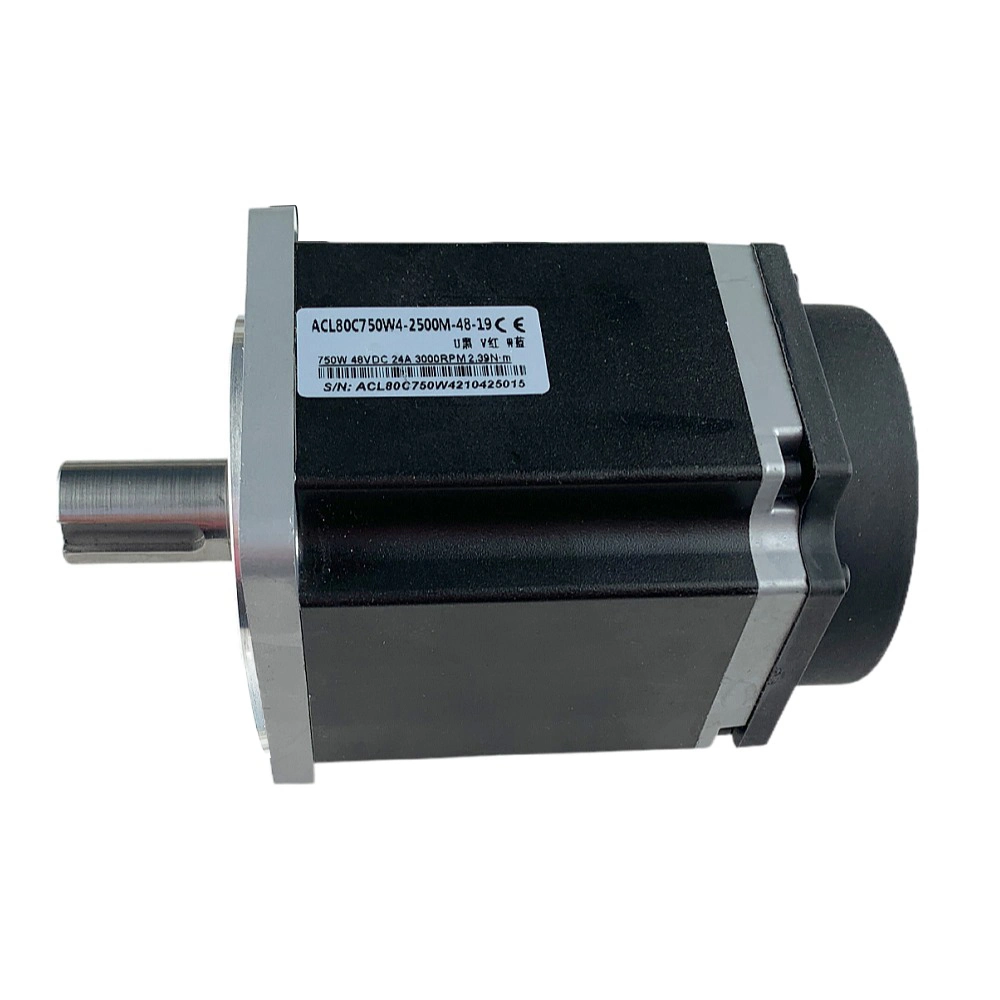 1000W 80mm 3000rpm 48V DC Servo Motor for Industrial Robot Arm