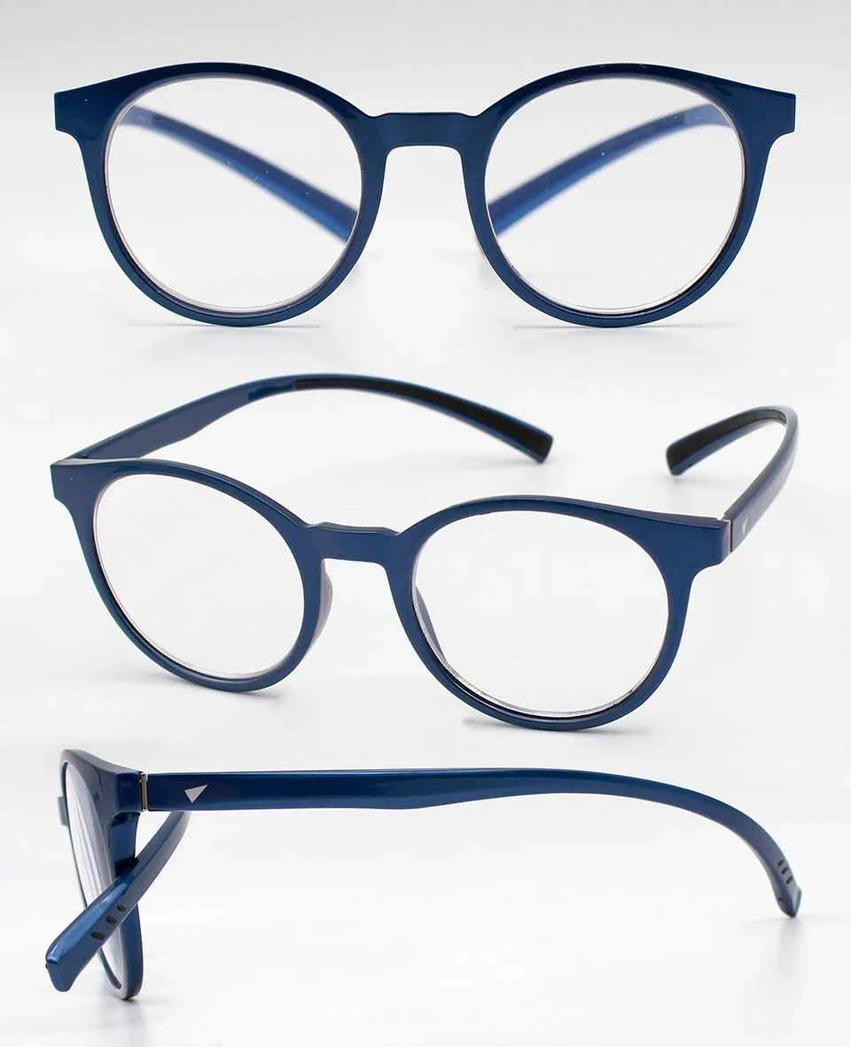 Demi الترويجية Slim Square Frame Unisex Vintage Optical Eyewear Manufacturier مفصلة مرنة أفضل نظارات قراءة TR (WRP20049)