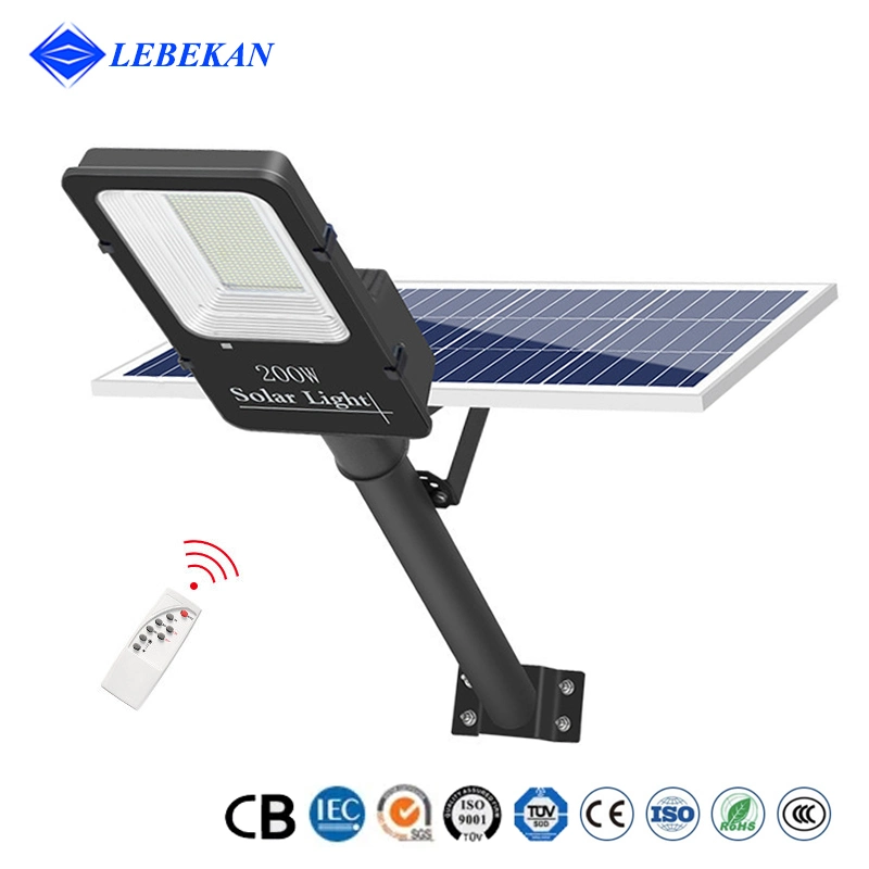 China Supplier Wholesale/Supplier Price Home Lighting System 100W 150W 200W 300W Outdoor Garden Floodlight IP66 6500K LED Street Solar Lamp