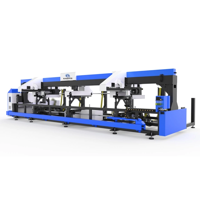 500mm H Beam I Beam Pipe Tube Fiber Laser Cutting Machine with Automatic Loader and Unloader