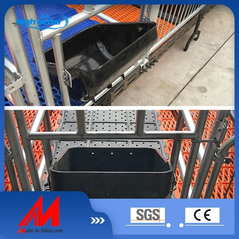 2023 Hot Sale galvanizou Crate engorda Bed Pig elevando equipamento Fabricado na China