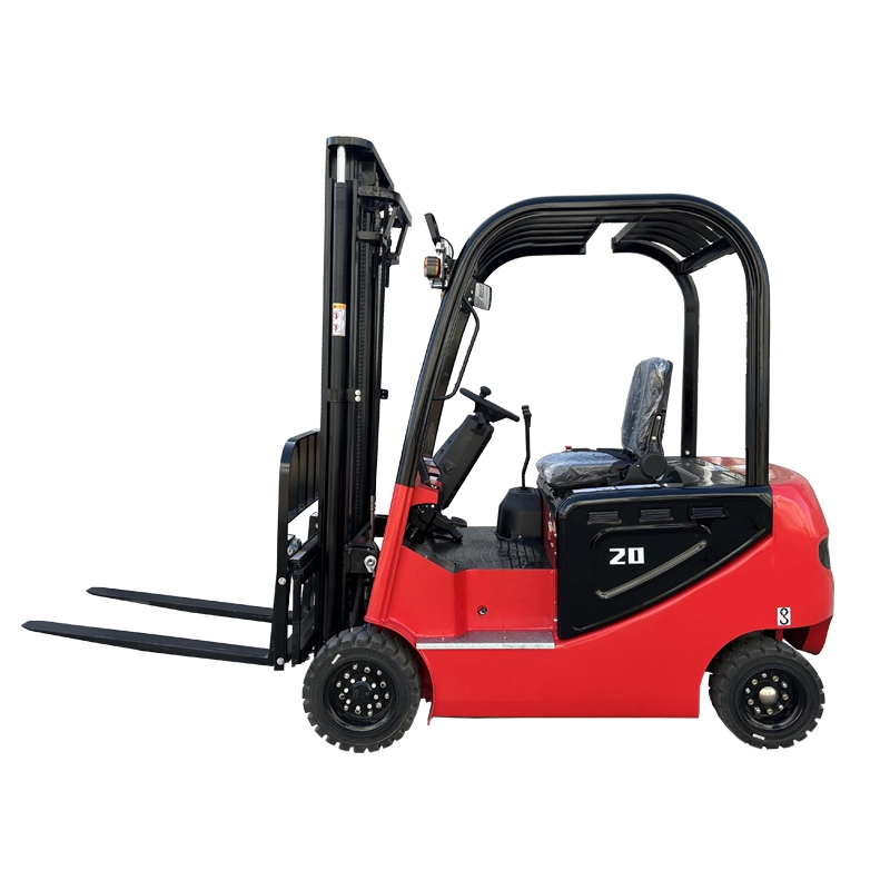 2.0 Ton Electric 4 Four-Wheel Battery High Efficiency Electric Forklift Truck