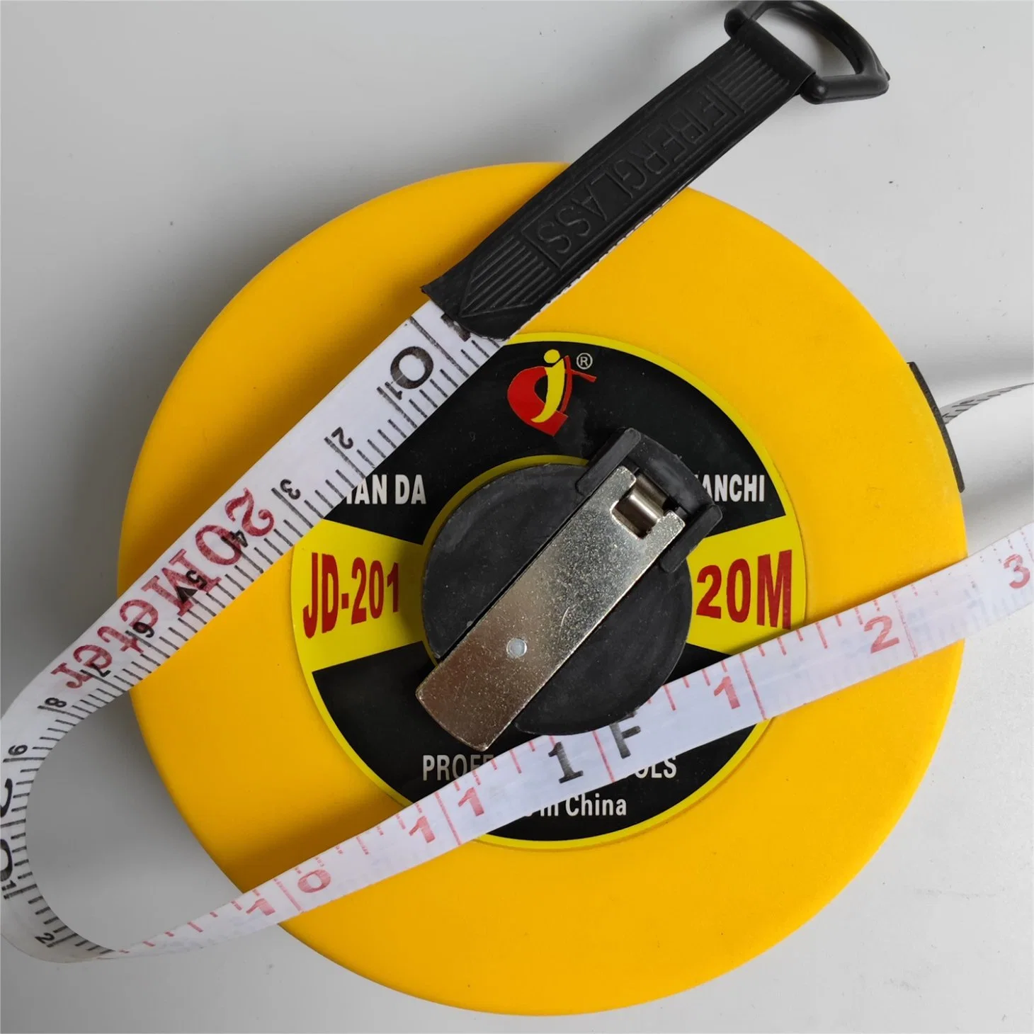 Industrial 20m Retractable Double Side Long Soft Fiberglass Measuring Tape Measure Tape