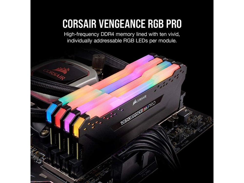 Corsair Vengeance RGB RS 128GB (4 X 32GB) 288-Pin PC RAM DDR4 3200 (PC4 25600) Intel Xmp 2.0 Desktop Memory