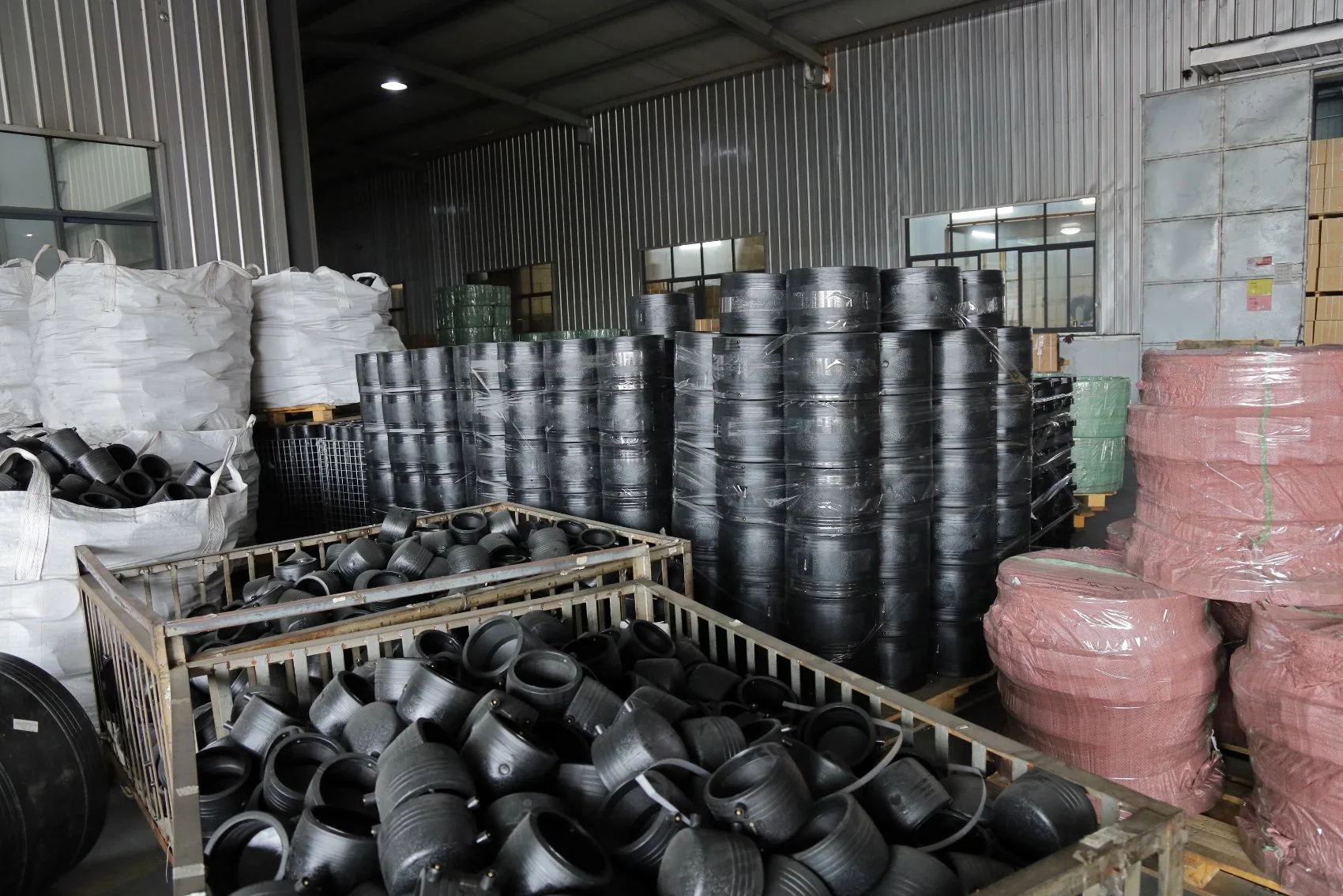 تركيبة أنبوب HDPE ذات الشفة المعدنية ذات الشفة PE