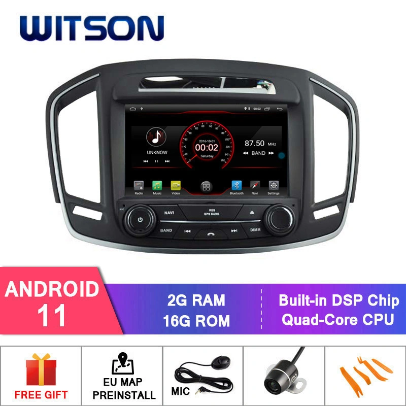 Processeurs quatre coeurs Witson Android 11 DVD de voiture GPS pour Opel Insignia 2014 Module WiFi intégré
