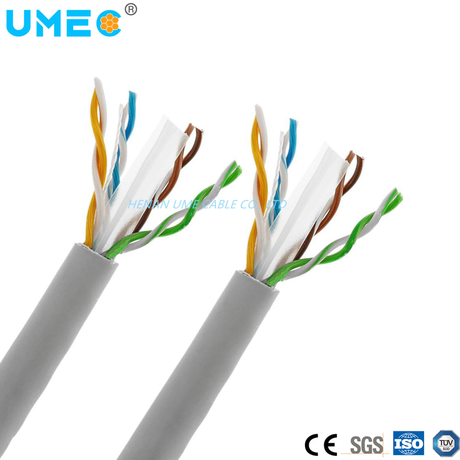 Wholesale/Supplier Price Durable Installation CAT6 UTP 4 Pairs Bc CCA Conductor 25AWG Network Cable for Indoor or Outdoor From China